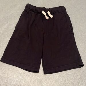 Place Black Shorts with Pink Accent